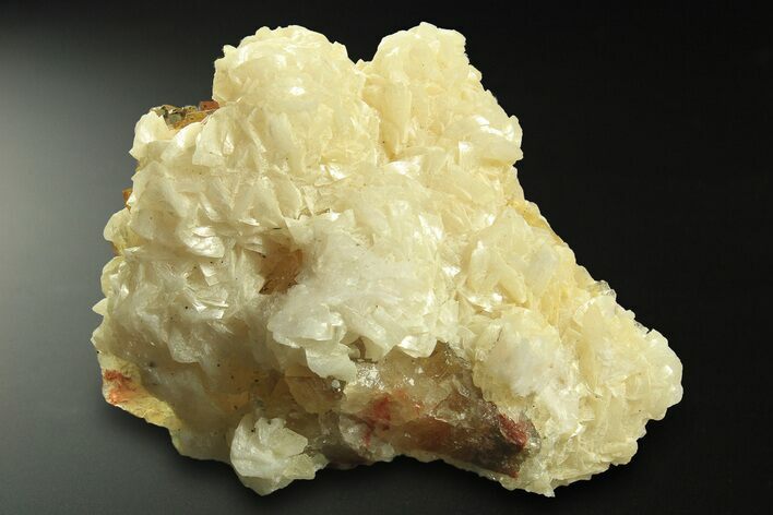 Pearly Dolomite on Yellow Fluorite - Spain #297594